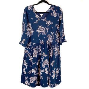 Garnet Hill Bohemian Pocket-Detail Dress